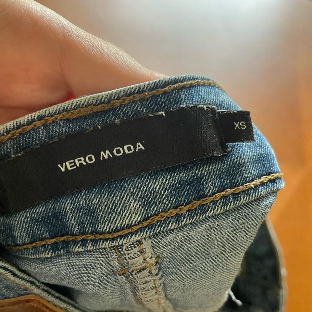 Vero Moda Light Blue Denim Jean Skirt - Picture 3 of 3